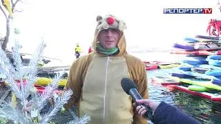 Карнавал на воде в Запорожье