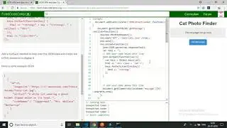 freecodecamp-JSON APIs and Ajax Convert JSON Data to HTML-sloution