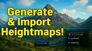 How to Generate Landscape Heightmap & Import to Unreal Engine 5.6 | Realistic Landscape Tutorial