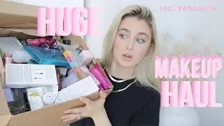 the BIGGEST makeup haul on youtube | 100+ products
