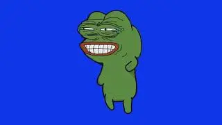 PEPE Dancing Funny Face Green screen