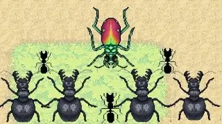 праздничный скакун вернулся (pocket ants симулятор колонии)