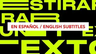 ESTIRAR TEXTO✴STRETCH TEXT ▶▶▶SPECIAL TECHNIQUE!!!▶▶▶¡¡¡TÉCNICA ESPECIAL!!! after effects