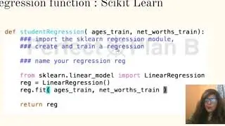 Linear Regression Scikit Learn Coding - Perfect eLearning