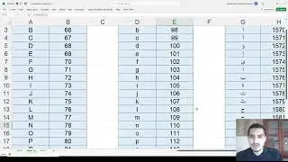Excel for Chemical Engineers | 83 | Making functions case sensitive - 1 CHAR and CODE functions