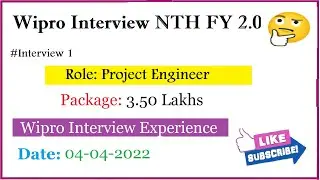 WIPRO ELITE 2022 | Wipro latest Interview 2022 | Interview Preparation | Interview experience 1
