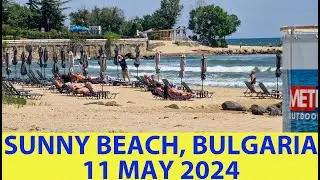 Finally a sunny day. Sunny Beach, Bulgaria,11 May 2024