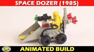 LEGO 6847 Classic Space - Space Dozer - stop motion build review