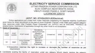 UPPCL JE VACANCY 2021 OUT NOW ! FULL NOTIFICATION EXAM STRATEGY !