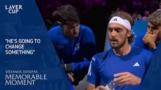 Carlos Alcaraz Coaching Stefanos Tsitsipas | Laver Cup 2024