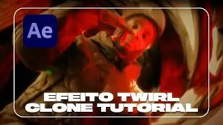 Como fazer efeito TWIRL CLONE no AFTER EFFECTS