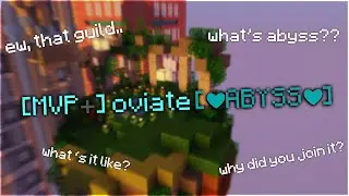 so, about being in abyss.. | solo bedwars commentary