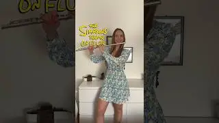 Ever heard The Simpsons theme on FLUTE? 👀 #flute #shorts