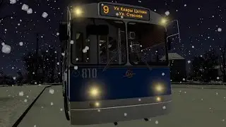 ПОЕЗДКА ПО 9 МАРШРУТУ С РАСПИСАНИЕМ ► Trolleybus FS