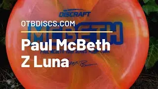 Paul McBeth Z Luna - Discraft 2020 Tour Series Disc!!! Swirly Z plastic!