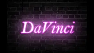 DaVinci Resolve 18.5 Animated neon sign with a brick wall background. Reusable template tutorial.