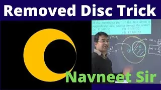 From a disc of radius R and mass M a circular hole of diameter R whose rim passes through the