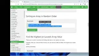Array Sort