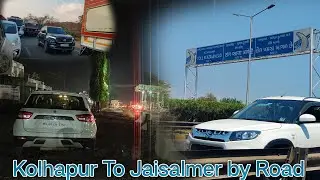 Kolhapur To Jaisalmer 1450 Nonstop road trip #highway #roadtrip
