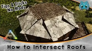 ARK Building Tips & Tricks No Mods :: How to Intersect Roofs!!