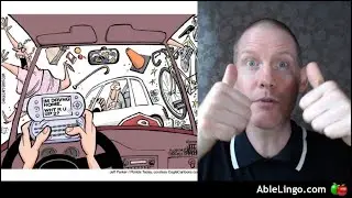 🍏 Texting Driver | Cartoon Analysis | English Lesson