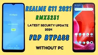 Realme C11 2021 frp bypass without PC || Realme RMX3231 google account remove