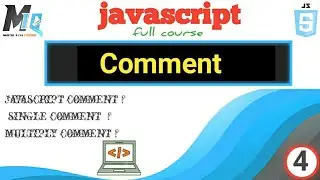 javascript Comment tutorial || Single comment and Multiple C