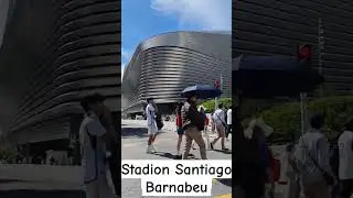 Stadion Santiago Barnabeu suasana di luar. #football #madrid #münchen #ligachampions