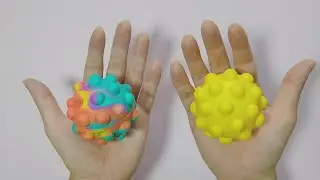 Pop It Ball Unboxing 2021 - Funny Fidget Ball