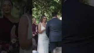 She did not! 🤭🤣 #wedding #vows #brisbane #videographer #ceremony