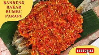 Ikan Bandeng di bumbu begini emang juara sih..#bandengbakar #bandengbakarparape