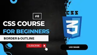 CSS Border and Outline  || css tutorial for begginners in hindi #6