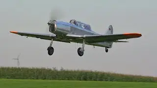 Pilatus P2 Argus V12 engine start & take off - Ellwangen