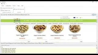 How to perform category scraping and mine Nutsinbulk website using Webharvy
