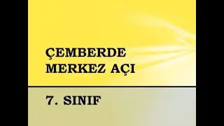 ÇEMBERDE MERKEZ AÇI 7. SINIF 