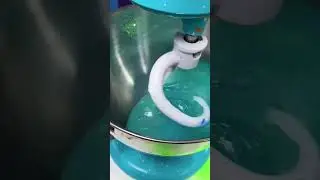 Saddest blue paint slime ever