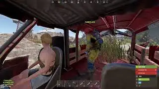 Random holding our scrappy hostage for scrap 🤣🤣🤣 #rust