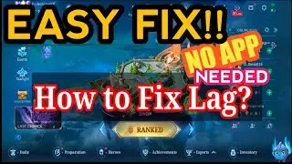 HOW TO FIX LAG 2021 || MOBILE LEGENDS BANG BANG || NO APP !!