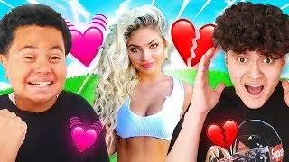 IF YOU WIN FORTNITE, I WILL DATE YOU! (FaZe Jarvis EX Girlfriend & Little Brother❤️)