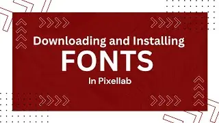 How to download and install fonts in Pixellab