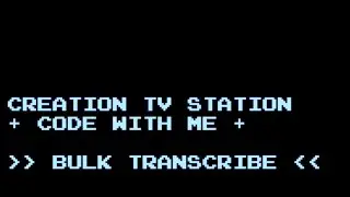 Code with Me - Bulk Transcribe Audio to Text