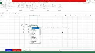 Excel VBA (Visual Basic for Applications) -  Creating Functions