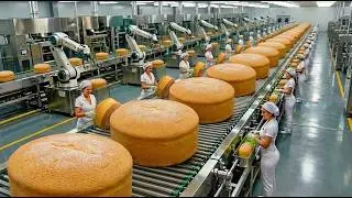 Inside a Modern Cake Processing Factory – From Raw to Finished (Full Process)