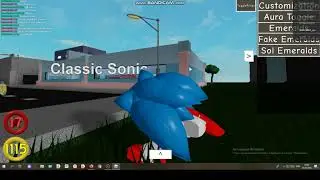 играю в роблоксе в игре Crossover Sonic 3D RPG V3