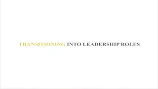 NBPTS: Transitioning into Leadership Roles