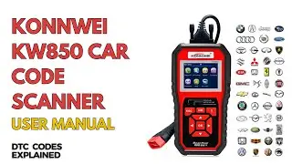How to use: KONNWEI KW850 OBD2 Car Diagnostic Scanner User Manual