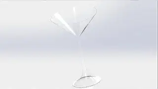 how to draw a margarita glass - Solidworks 2016