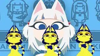 Ankha Dance but Cat Shark but much cat [90fps]