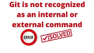Git is not recognized as an internal or external command | Git error solved in Urdu/Hindi