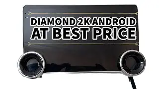 Android 13 Diamond 2k Car Stereo Screen BT DSP FM Audio Volume Display Knob Car Navigation & GPS